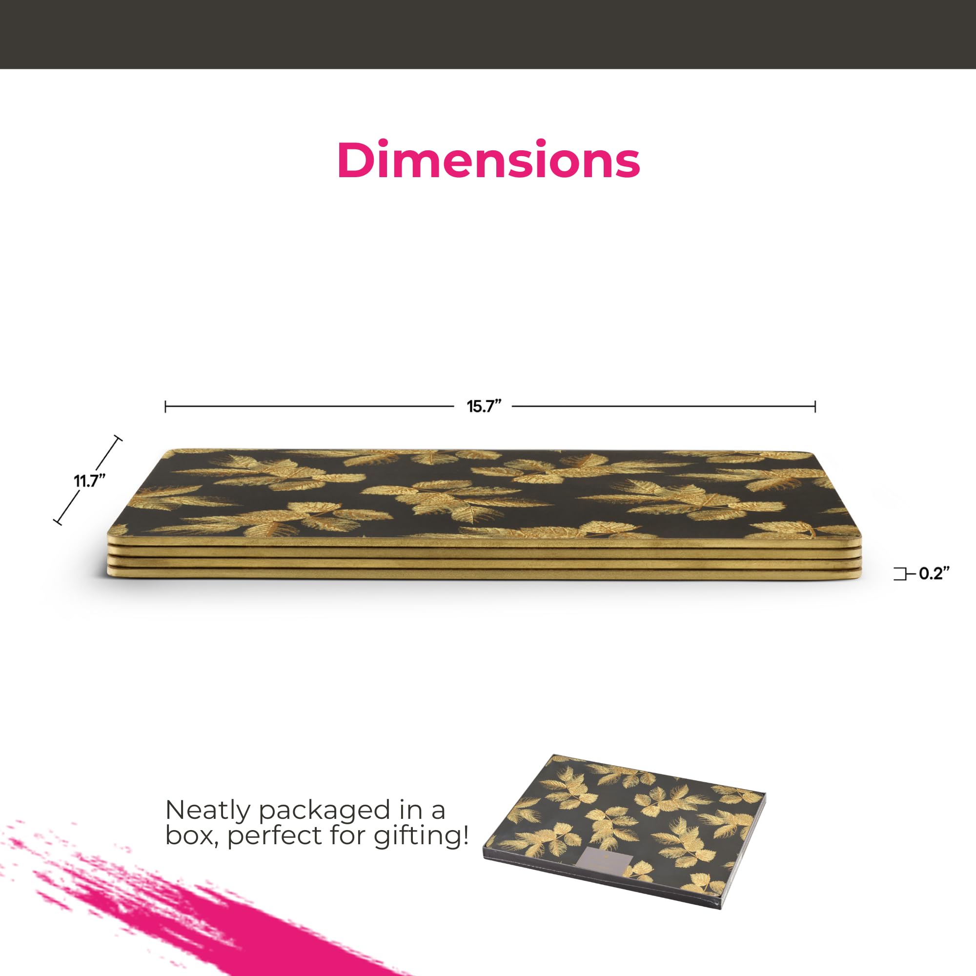 Pimpernel Placemats, Multicolor