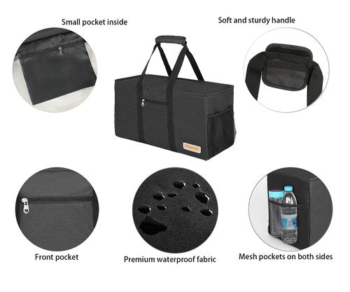 Dongawin Extra Large Utility Tote, Waterproof Beach & Picnic Bag, Foldable & Reusable Storage（2pack）