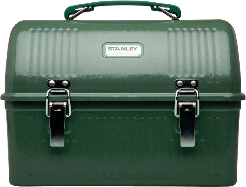 Stanley Classic Lunch Box 10 Qt - Vintage Metal Meal Container with Handle & Latch | Durable Food Storage