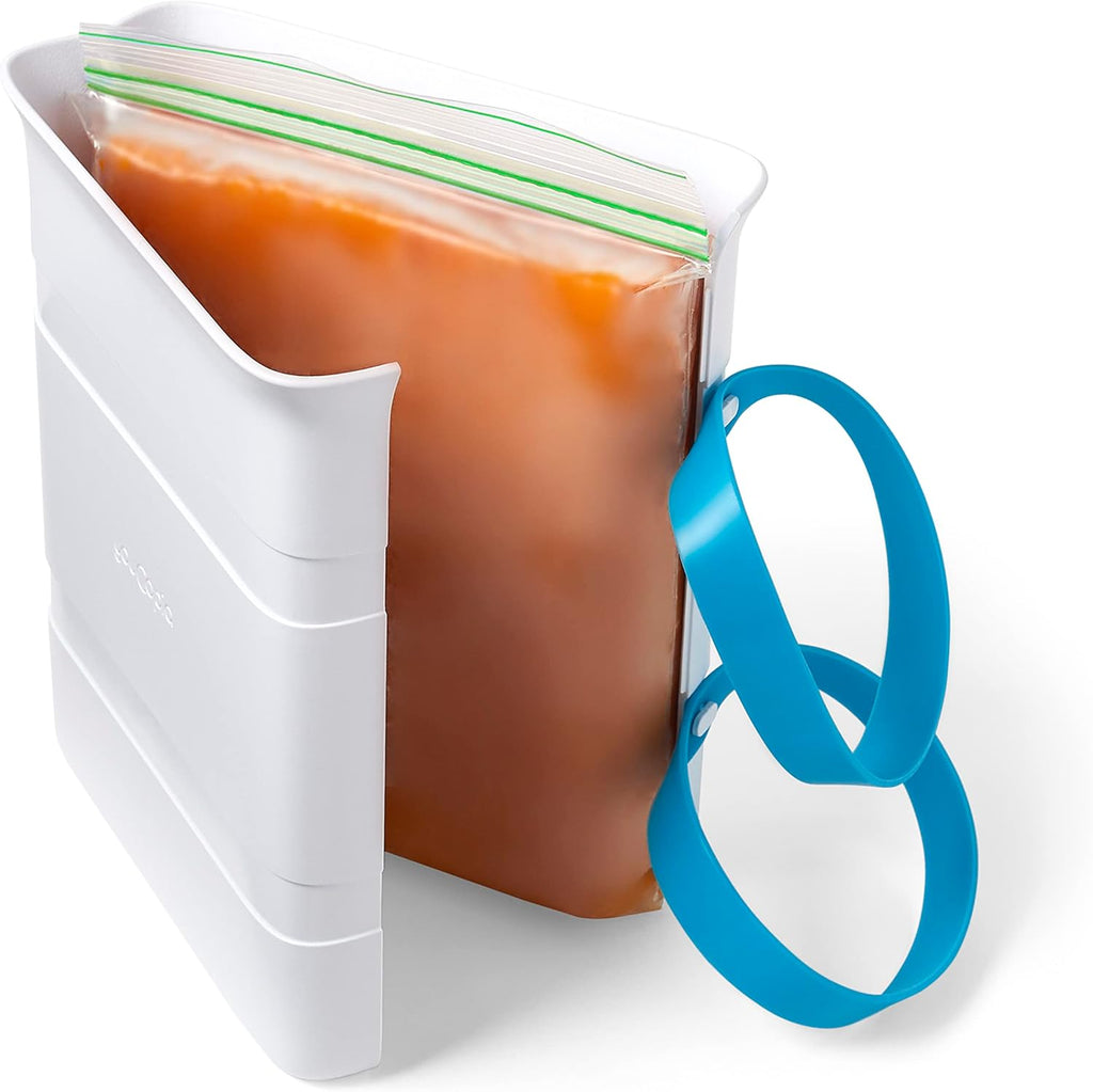 YouCopia FreezeUp Freezer Food Block Maker - 6 Cup Meal Prep Container for Soups & Leftovers