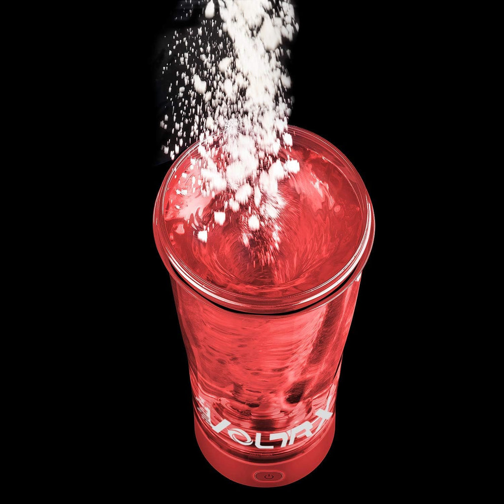 VOLTRX Premium Electric Protein Shaker Bottle, Made with Tritan - BPA Free - 24 oz Vortex Portable Mixer Cup/USB C Rechargeable Shaker Cups for Protein Shakes