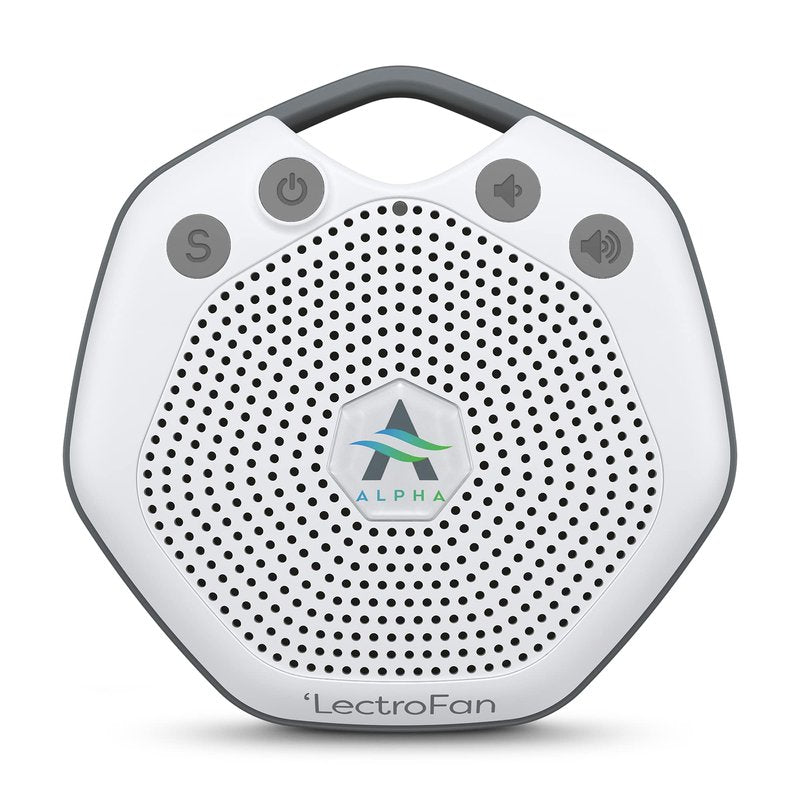 Adaptive Sound Technologies LectroFan Alpha - White Noise Machine to Support Restful Sleep - Blocks Ambient Sound - Built-in Lullabies - Convenient Clip Attachment - Portable Relaxation Support