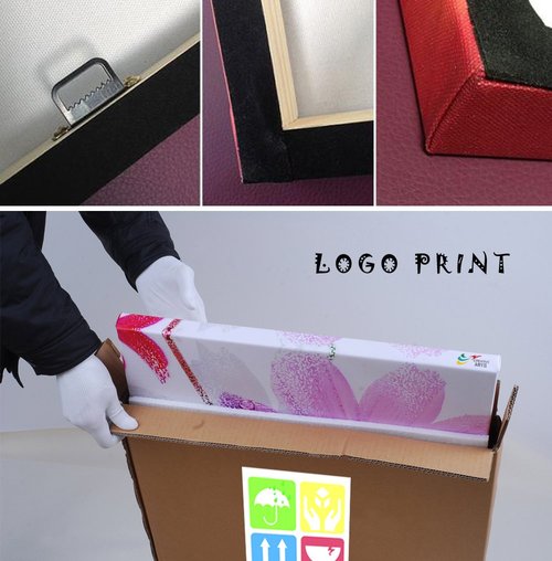 KREATIVE ARTS White Tiger Canvas Art Print Large Animal Wall Art Deco Canvas Picture Stretched on Wooden Frame as Modern Gallery Artwork Ready to Hang 24x24inch