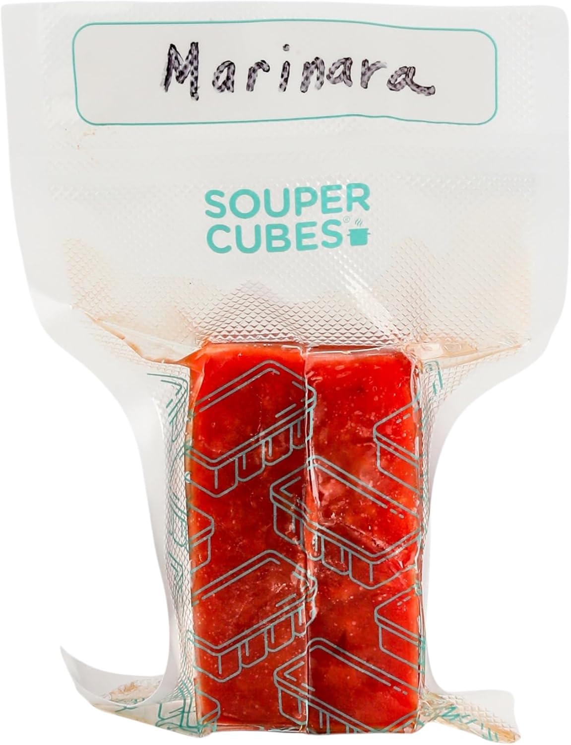 Souper Cubes Pint Vacuum Sealer Bags - 100-Count BPA-Free Precut for Meal Prep & Freezing | 6” x 10”