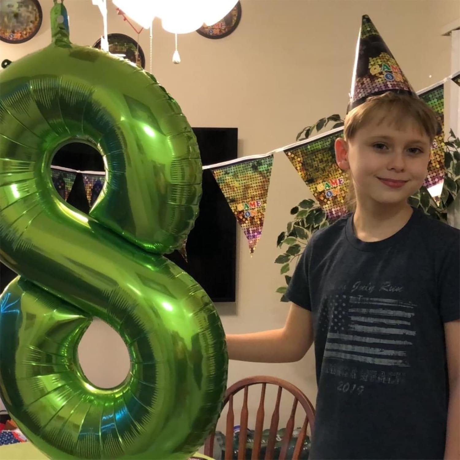 Regine Switzerland 40-Inch Green Number 9 Balloon - Large Foil Helium Decoration for Birthdays & Anniversaries