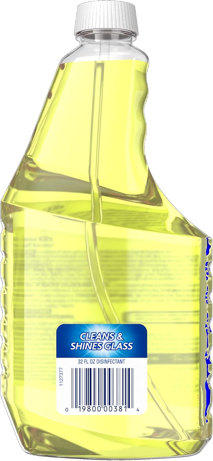 Windex Refill Multipurpose Disinfectant Cleaner - Citrus Fresh Scent, 32 Fl Oz | Eco-Friendly Bottle Made from 100% Recovered Coastal Plastic (Pack of 3)