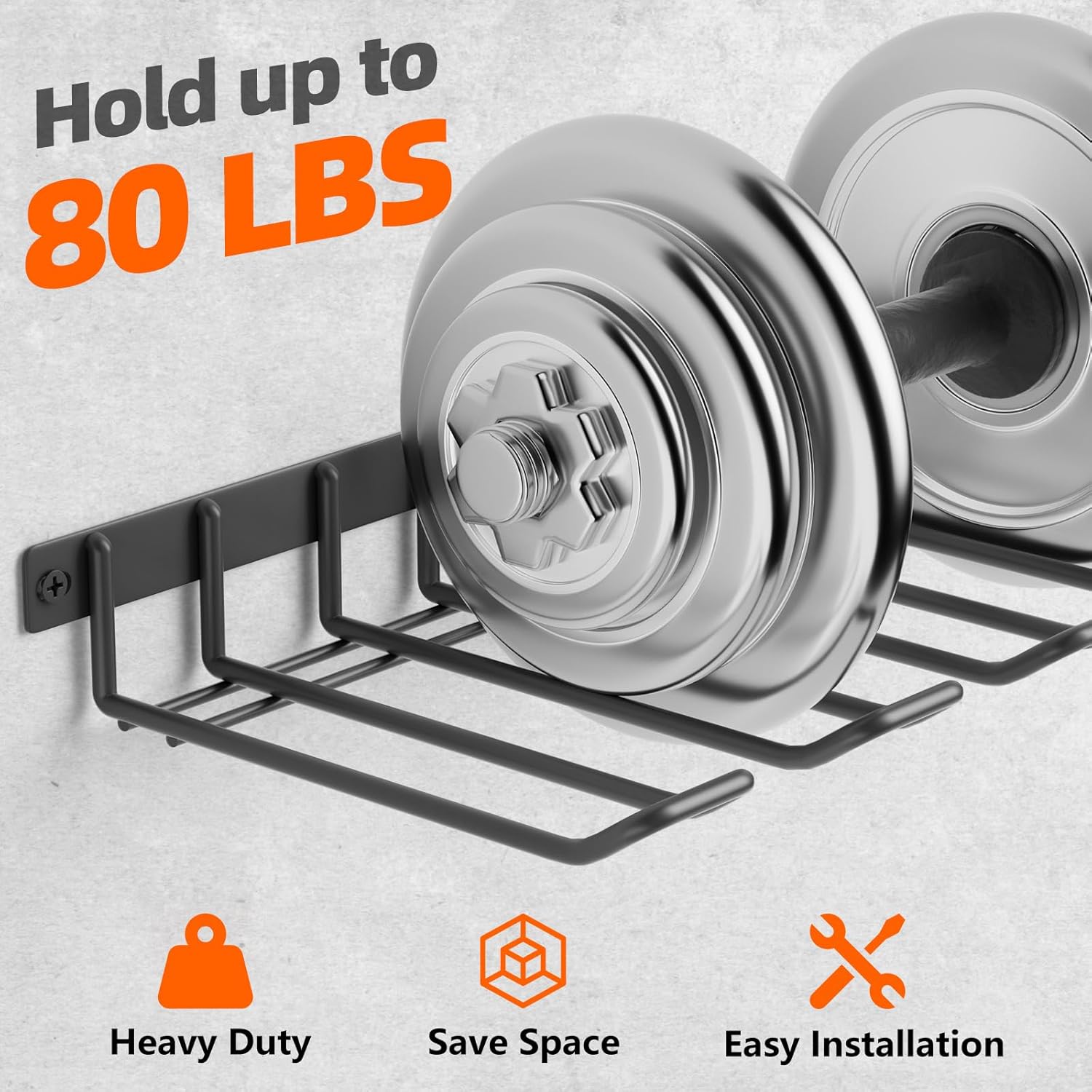 Reliahom Power Tool Organizer - Heavy Duty Cordless Drill Holder Wall Mount for Garage | Quick Installation