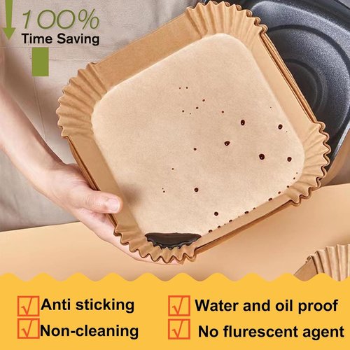 Chefman Air Fryer Liners - 150 Pcs Disposable Parchment Paper for 4QT/5QT Air Fryers | 7.5 Inch Size