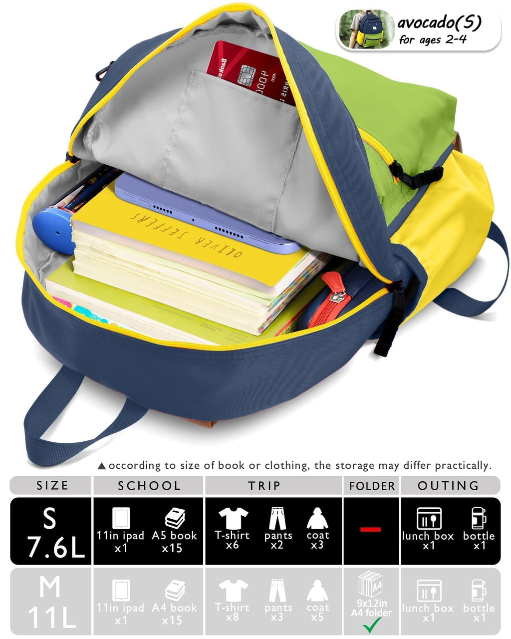 atgark Preschool Toddler Backpack For Boys Girls, School Mini & Travel, Small Kids Child Backpacks, Kindergarten Elementary bag, 11.6" H