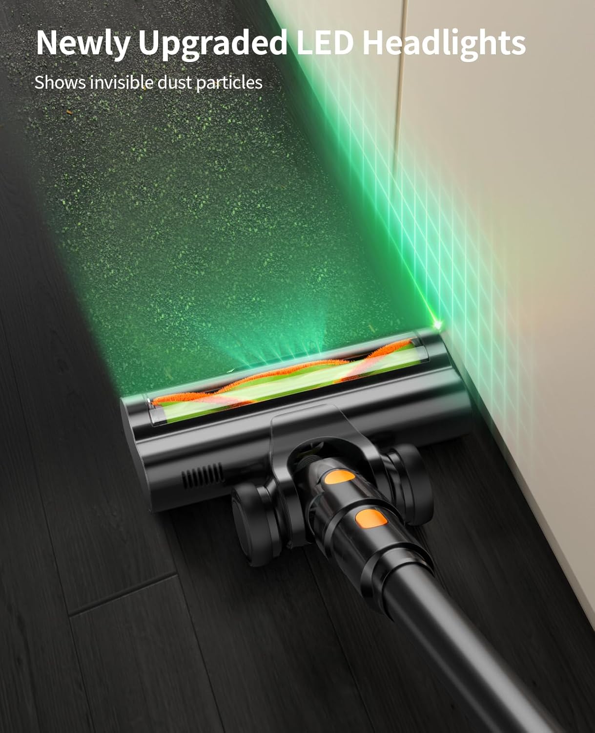 SunSare Cordless Vacuum Cleaner - 55KPa 650W Powerful Suction | 70 Minutes Runtime for Home Use