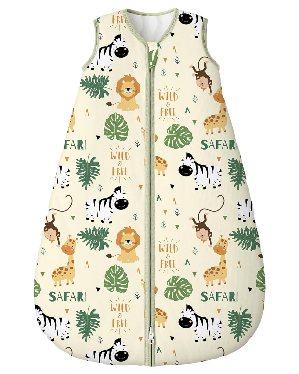 Yoofoss Baby Sleep Sack | 1.5 Tog Wearable Blanket for 6-12 Months | Soft Organic Cotton, 2-Way Zipper