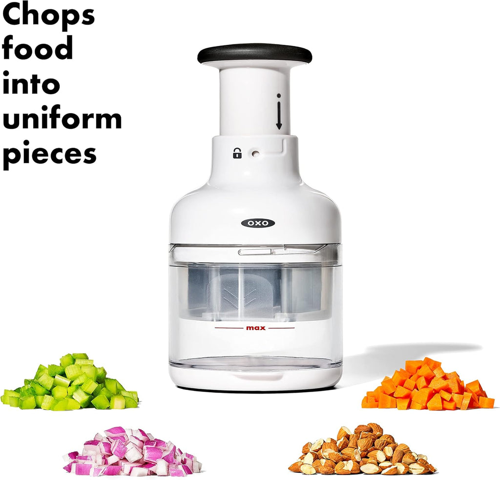 OXO Good Grips Vegetable Chopper - Effortless Dicing & Slicing | Compact Kitchen Tool