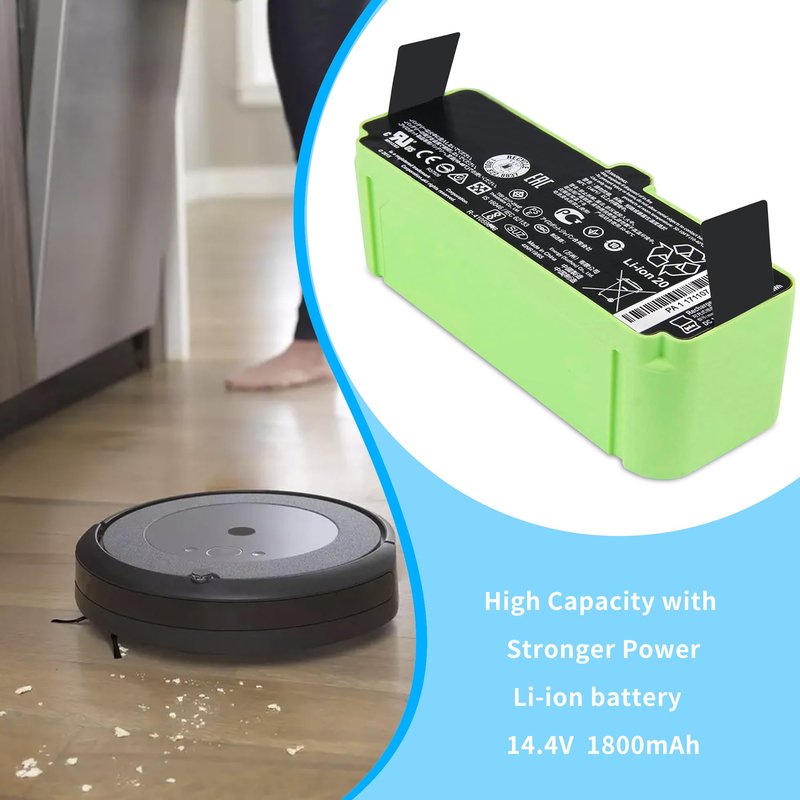 3300Mah Battery for iRobot Roomba 600 700 800 900 Series 960 801 805 850 860 877 890 891 895 780 775 760 695 680 675 640 Lithium ion Battery Replacement Series 4376392 4INR 19/65 14.14V