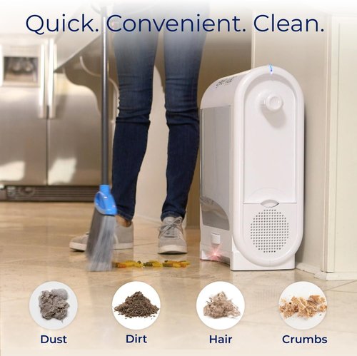 EyeVac Pro Touchless Vacuum - Ultra-Fast Automatic Dustpan for Salon & Home | 1400W Bagless, Corded, White