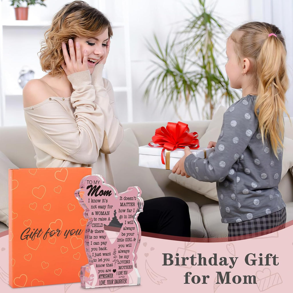 Regine Switzerland Acrylic Plaque Sign - Best Mom Ever Gift for Christmas & Birthdays | 5x3in