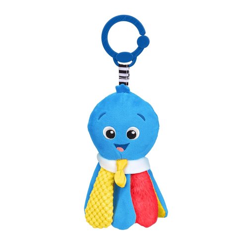 Baby Einstein Take Along Opus Octopus Soother - Portable Musical Sensory Toy with 20 Melodies for Newborns