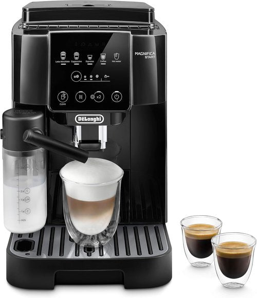 De'Longhi Magnifica Start Automatic Espresso Machine - Auto Milk Frother, Built-In Grinder, 5 One-Touch Recipes