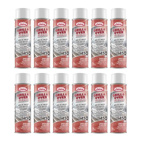 Claire Oven Cleaner, Grill, 12 Count
