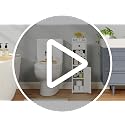 Slim Bathroom Storage Cabinet with Drawer, Narrow Toilet Paper Organizer