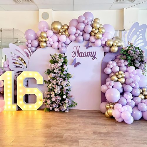 Light Purple Balloons - 12 Inch Pastel Latex Balloons | 50 Pack for Weddings, Baby Showers & Birthdays