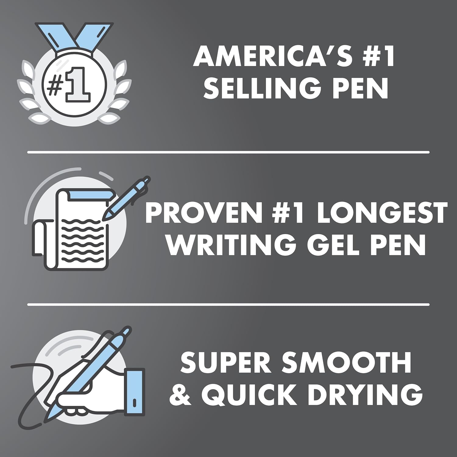 PILOT G2 Premium Gel Pens - Refillable & Retractable, Fine Point, Black Ink - 12 Count Pack