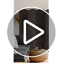 8-Panel Room Divider, 6ft Tall Folding Privacy Screen in Dark Mocha
