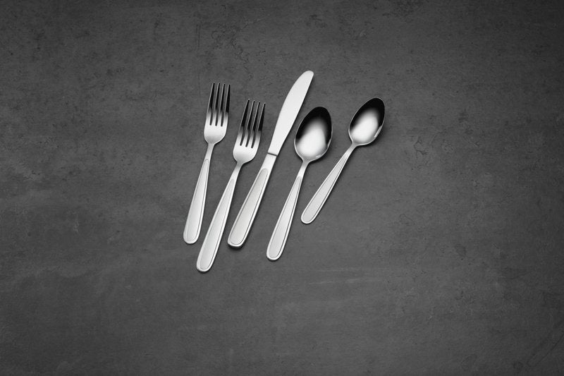 Oneida Teaspoon Set (8pc) Jordan Pattern, Stainless Steel