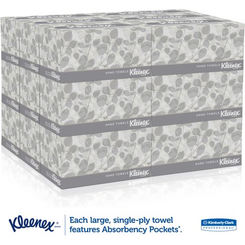 Kleenex® 1-Ply Paper Towels In A Pop-Up Box, Pack Of 120 Sheets