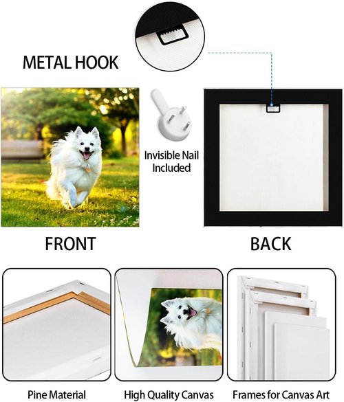 AbcCustomize Canvas Wall Art - Custom Photo Prints for Bedroom & Living Room Decor