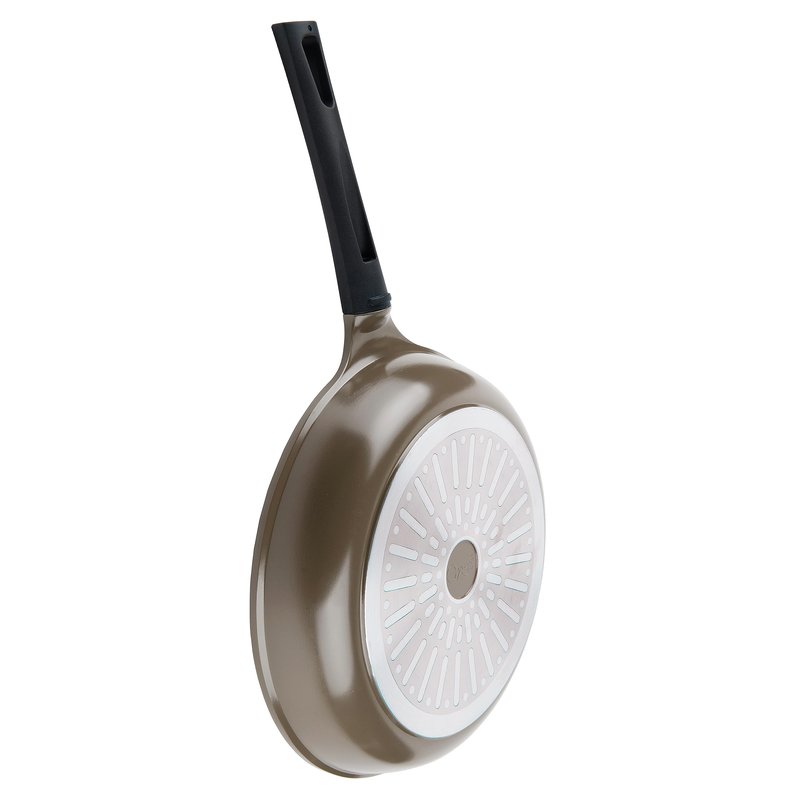 12" Green Ceramic Frying Pan by Ozeri, with Smooth Ceramic Non-Stick Coating (100% PTFE and PFAS Free)