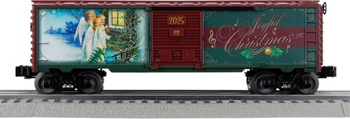 Lionel O Gauge Model Train Boxcar - 2025 Christmas Music Edition | Festive Holiday Decor