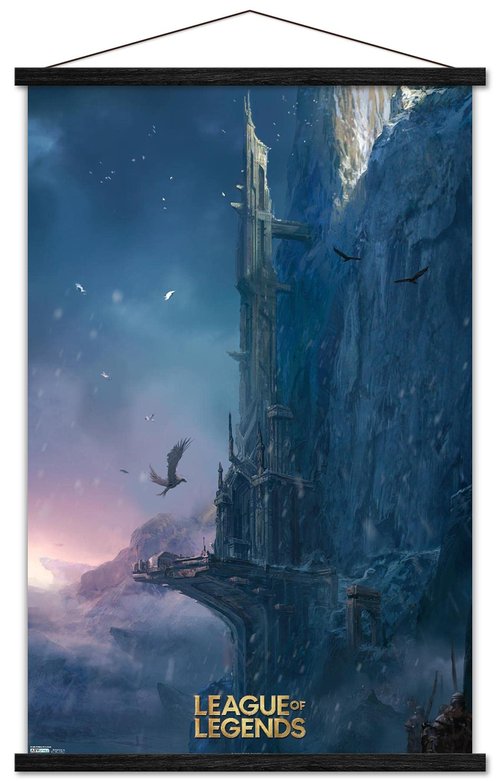 Trends International League of Legends - Howling Abyss Wall Poster with Magnetic Frame