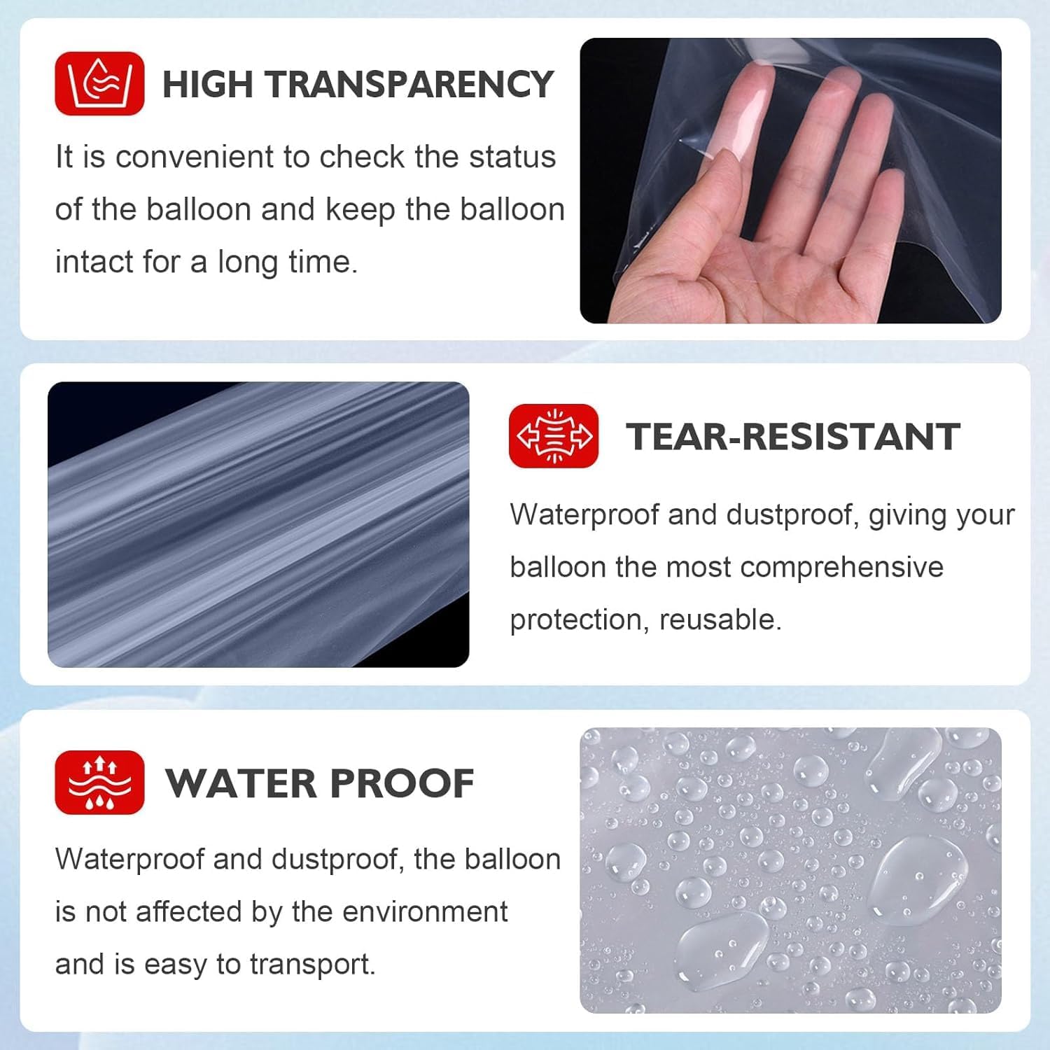 Skiennix Extra Large Clear Balloon Bags - 98 x 59 In, Reusable for Arch Garland & Party Decorations | 2 Pack