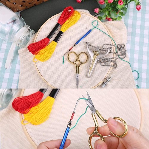 BUTUZE Embroidery Scissors - Exquisite Retro Design for Sewing & DIY Crafts | Stainless Steel Quality