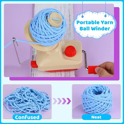 BUTUZE Yarn Winder - Manual Ball Winder for Crocheting | Quick and Efficient Yarn Maker Tool