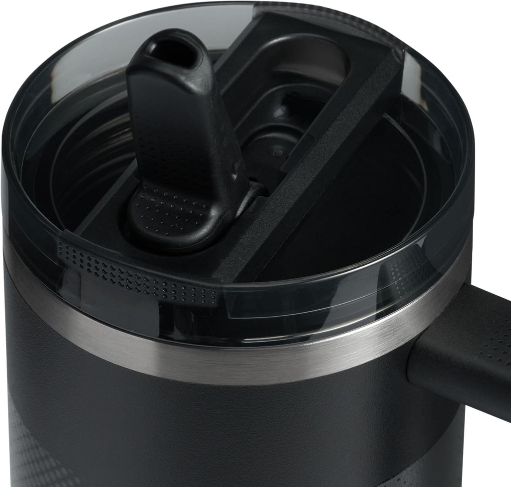 STANLEY Quencher ProTour 30 oz Tumbler - Leakproof Lid, Built-In Straw & Handle | Insulated, BPA-Free | Black Fade