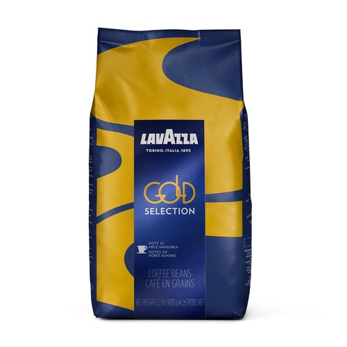 Lavazza Gold Selection Whole Bean Coffee - Premium Light Roast, 2.2 lb Bag | Well-Balanced & Aromatic Blend