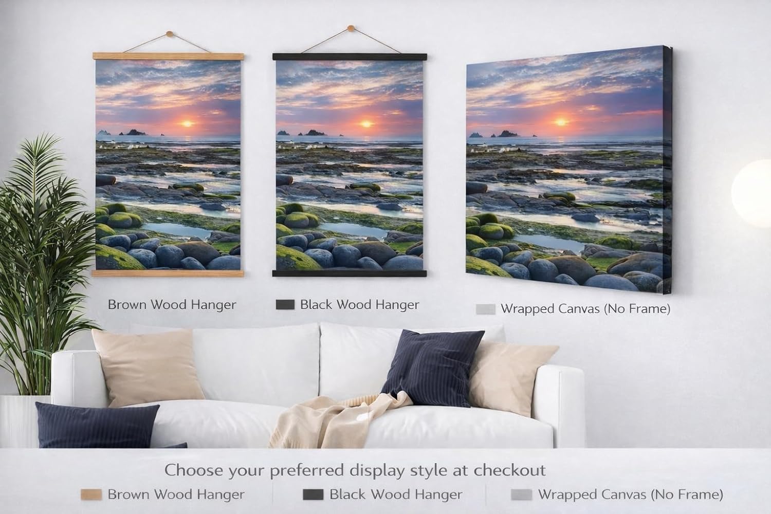 ZXDZSM Custom Canvas Poster - Personalized Photo Print | Unframed 24" x 36" Wall Art