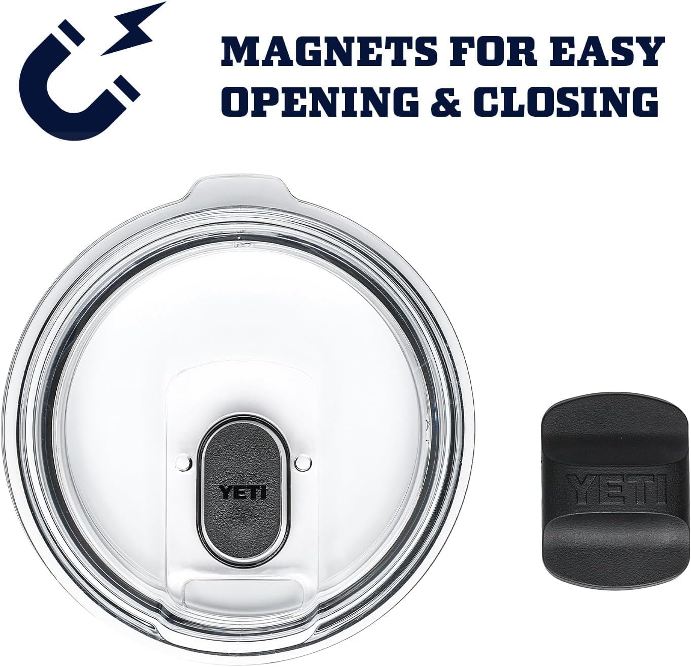 YETI Rambler 10 oz Stackable Lowball 2.0, Vacuum Insulated, Stainless Steel with MagSlider Lid, Black