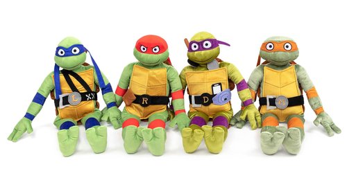 Jay Franco Nickelodeon Teenage Mutant Ninja Turtles Michaelangelo Plush Pillow Buddy - Super Soft Stuffed Character Pillow - Polyester Microfiber, 26 Inches