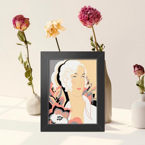 LaVie Home 2x3 Picture Frame - Classic Black Design with HD Plexiglas | Perfect for 2x3 Photos