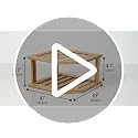 2-Tier Bamboo Corner Kitchen Shelf, Plate Organizer and Countertop Rack