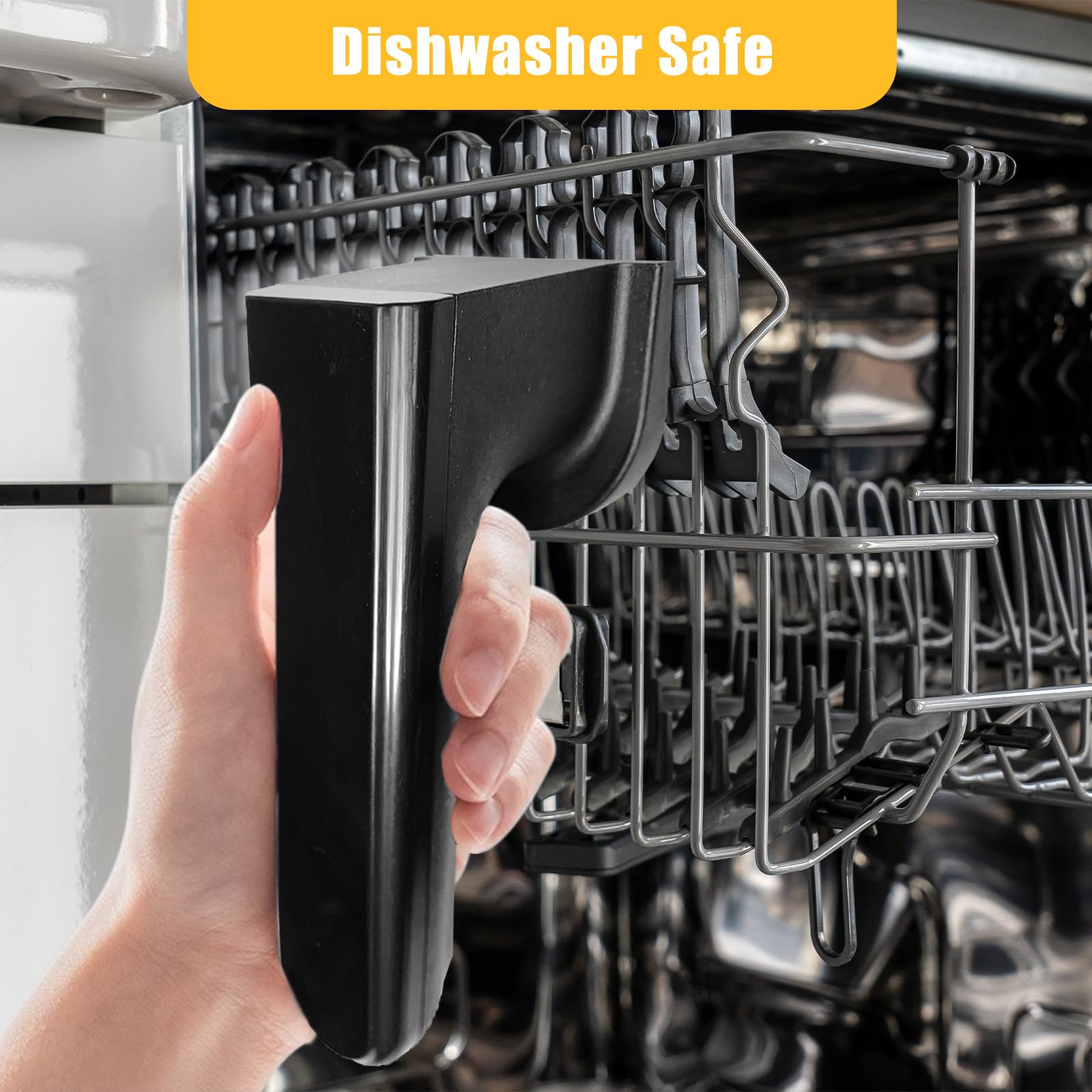 Rhsaae Air Fryer Replacement Handle for Instants Vortex Plus 6QT Air Fryers, Upgraded Air Fryer Handle for Instants Vortex Plus 5.7QT/Instants 6QT Air Fryer, Ergonomic Design, Dishwasher Safe