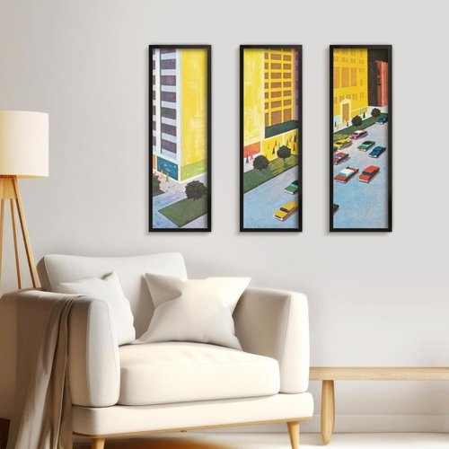 LaVie Home 8x24 Picture Frame - Classic Black Panoramic Display with HD Plexiglass | 2-Pack