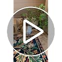 2x10 Botanical Runner Rug, Non-Slip Washable Boho Floral Hallway Carpet