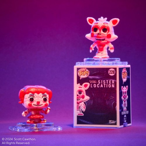 Funko Bitty Pop! Five Nights At Freddy's 4-Pack - Ballora, Funtime Foxy, Baby & Mystery Mini Figure | 0.9 Inch Collectible Gift Idea
