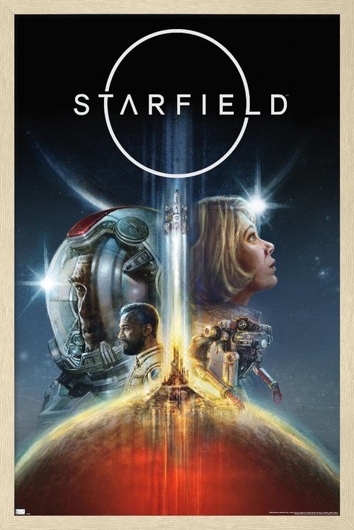 Trends International Starfield - Key Art Wall Poster, 22.4L x 14.7W, Blonde Framed Version