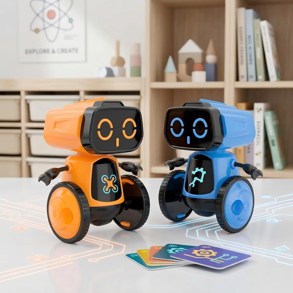 Science Saltwater-Powered Robot Kit - DIY STEM Toy for Creative Experiments | Eco-Friendly Gift for Kids (Blue)