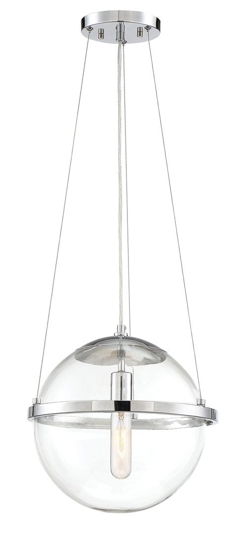 Designers Fountain Welton 1-Light Pendant, Chrome, 92032-CH