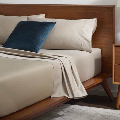 Lucid 600 TC Cotton Rich Sheet Set -14 Inch Deep Pockets - Breathable Sheet Set